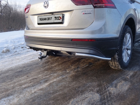 Volkswagen Tiguan 2017- Защита задняя (уголки) 42,4 мм	
